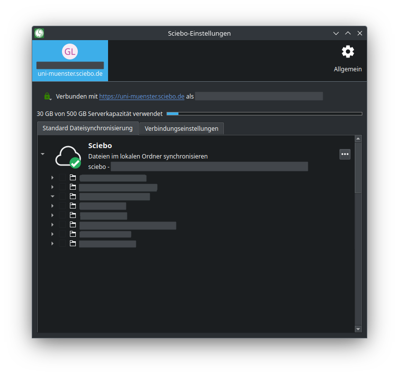 Client-Benutzerbereich