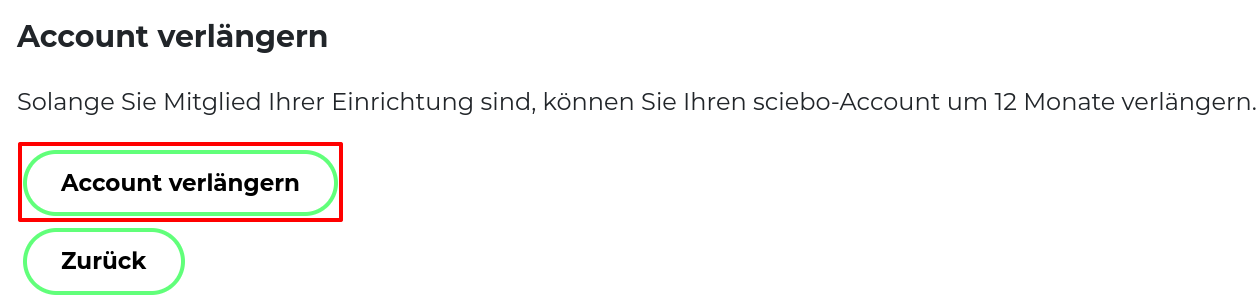 Screenshot vom Dropdown-Menü