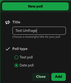 Polls new